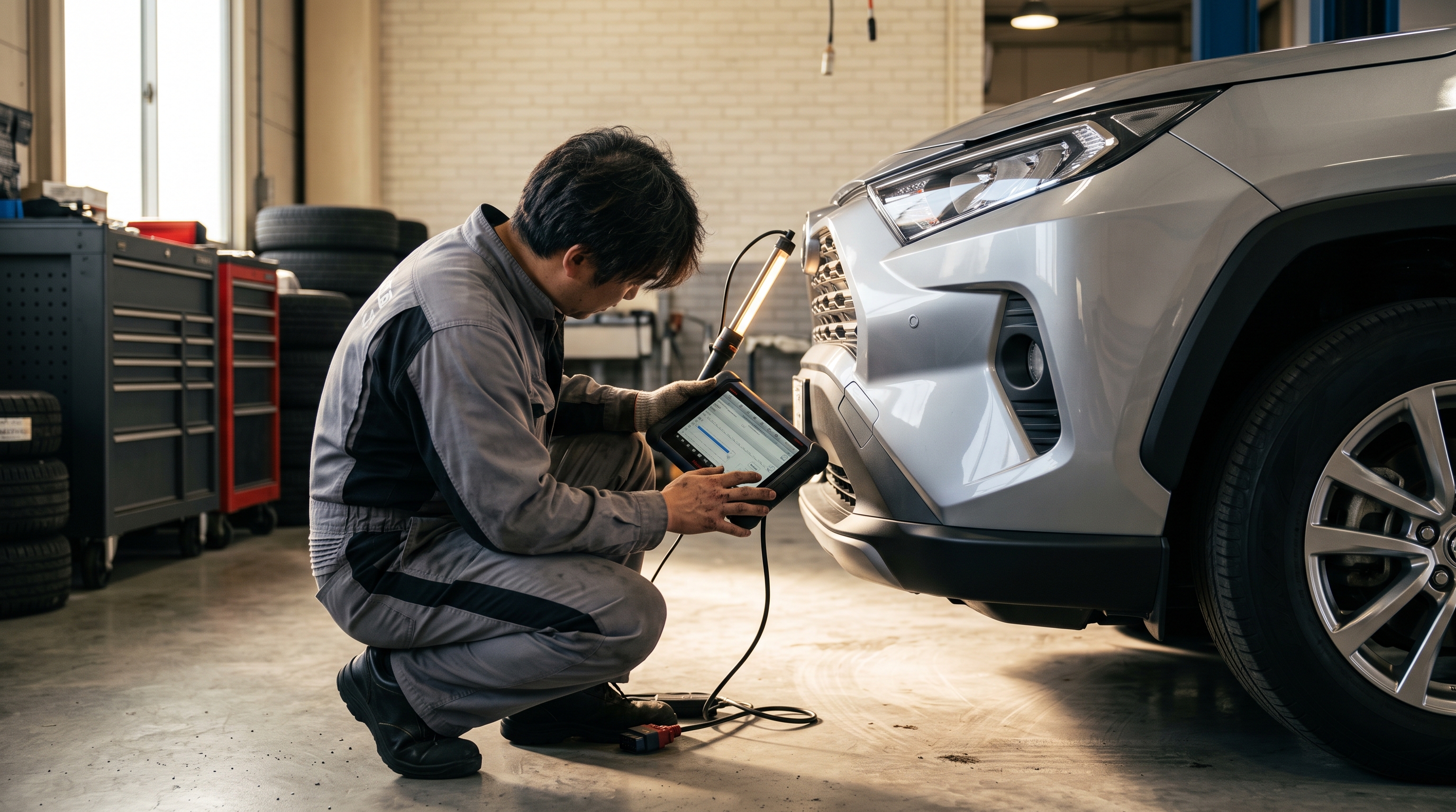 ADAS搭載車のバンパー修理でカメラ・センサーは大丈夫？一宮Poright代表が判断基準を解説